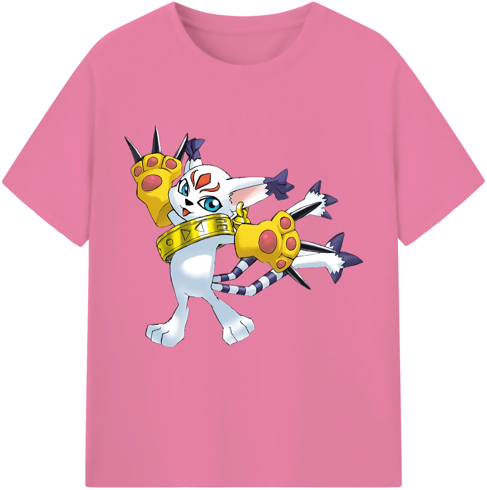 （画像用） Digimon デジタルモンスター/デジモン 綿100％半袖Tシャツ（フロントプリント）